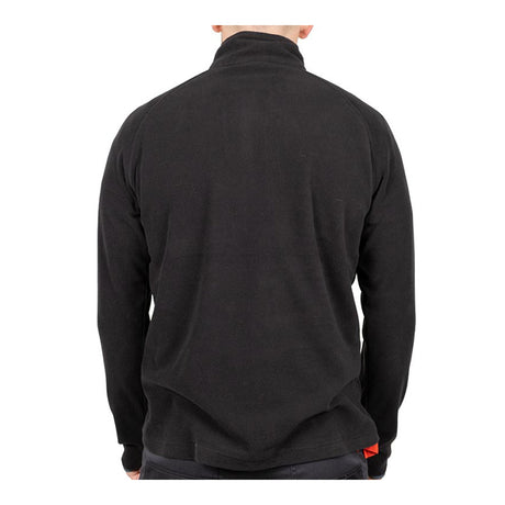 This is an image of Timco - Half Zip Overhead Fleece -Black Large (1 Each Bag) HZOFBL