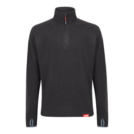 This is an image of Timco - Half Zip Overhead Fleece -Black Medium (1 Each Bag) HZOFBM
