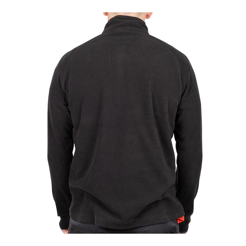 This is an image of Timco - Half Zip Overhead Fleece -Black X Large (1 Each Bag) HZOFBXL