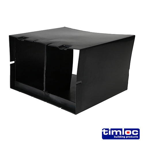 This is an image of Timco - Timloc Through-Wall Cavity Sleeve for Two Airbricks Stacked - 1202/2 229 x 152mm (1 Each Unit) LOC12022
