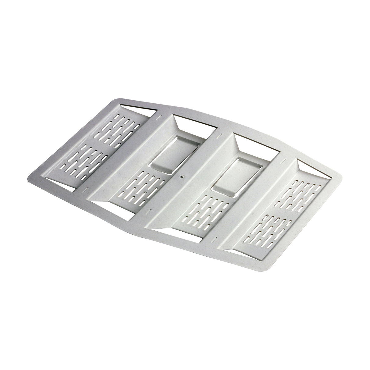 This is an image of Timco - Timloc Lap Vent - White - 5560 280 x 205mm (10 Pieces Bag) LOC5560