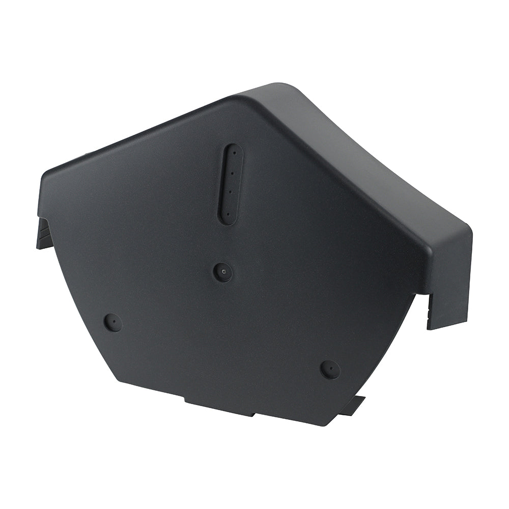 This is an image of Timco - Timloc Universal Dry Fix Angled Ridge End Cap - Grey - 99109 260 x 145mm (1 Each Bag) LOC99109