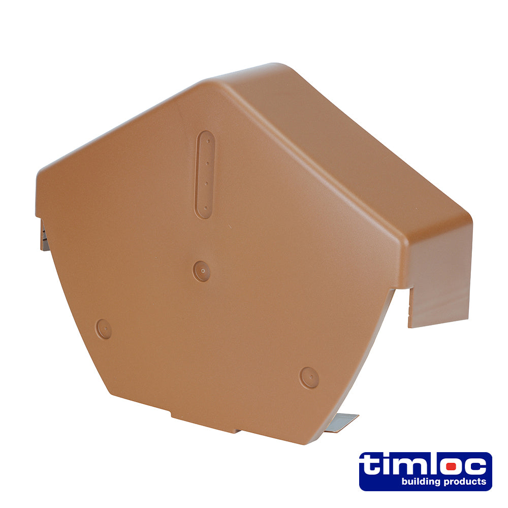 This is an image of Timco - Universal Angled Cap Terracotta 260 x 145mm (1 Each Bag) LOC99110