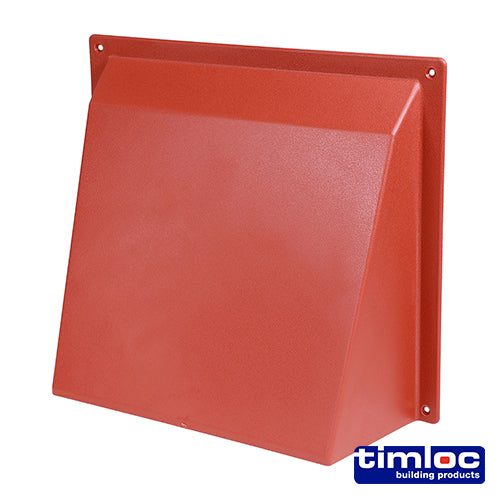 This is an image of Timco - Timloc External Cowl - Terracotta - ABC99TE 255 x 230mm (1 Each Bag) LOCABC99TE