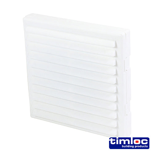 This is an image of Timco - Timloc Aero Core Through-Wall Vent Set with Baffle - Terracotta - ACV7TE 127 x 350mm (1 Each Bag) LOCACV7TE