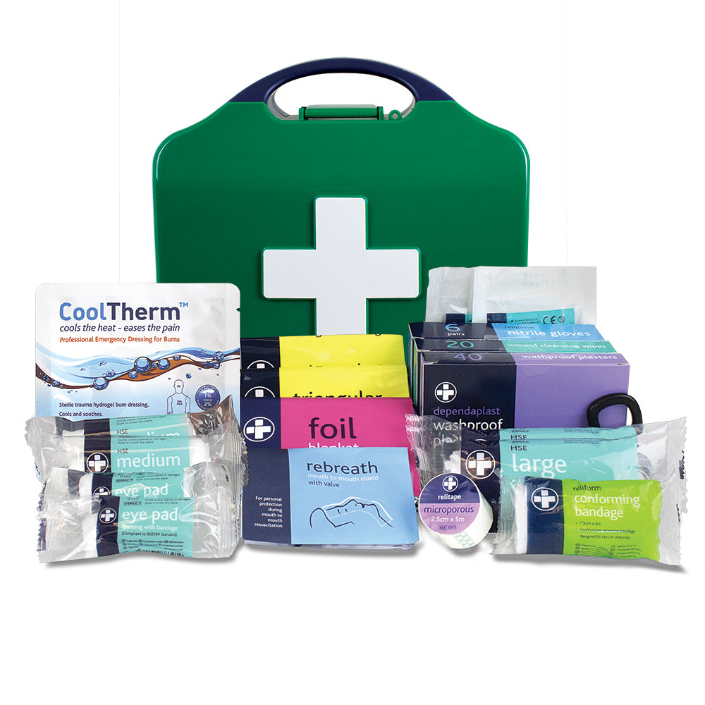 This is an image of Timco - Workplace First Aid Kit - British Standard Compliant Small (1 Each Case) MED330