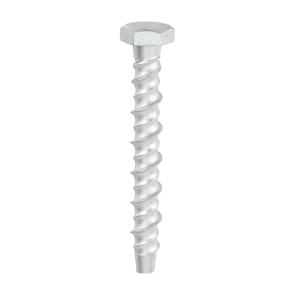 This is an image of Timco - Multi-Fix Masonry Bolts - Hex - Exterior - Silver 8.0 x 75mm - (100 PCS Box) MF875