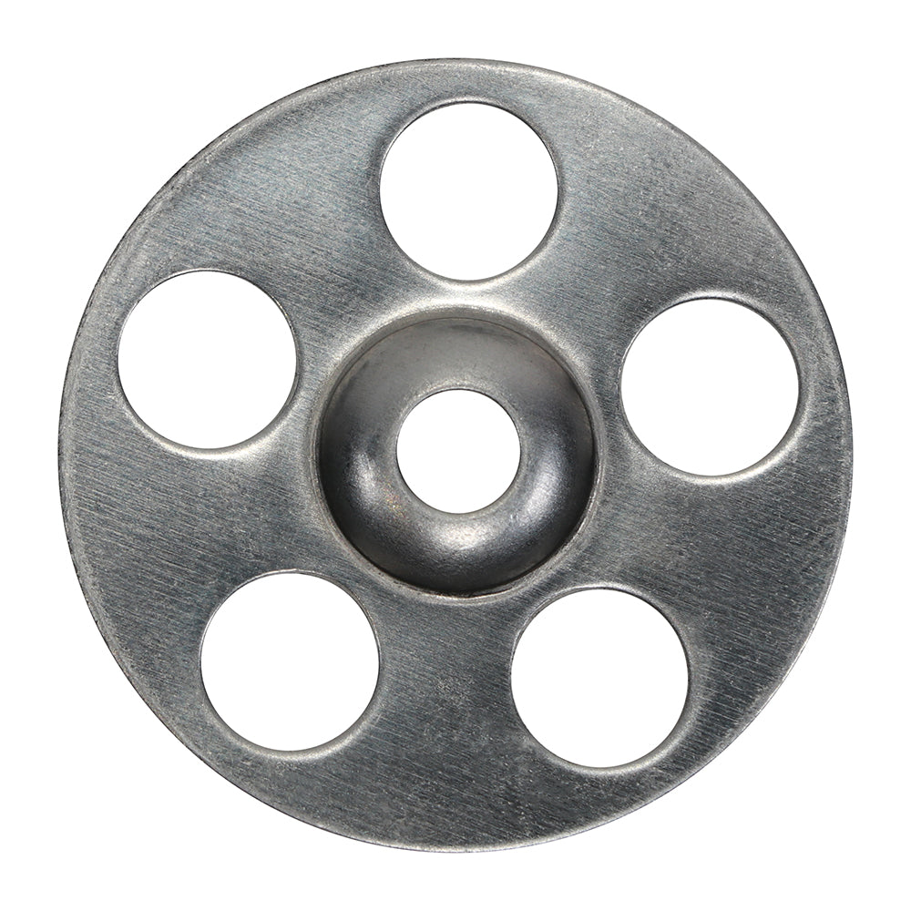 This is an image of Timco - Metal Insulation Discs - Stainless Steel 36mm - (100 PCS Box) MID36SS