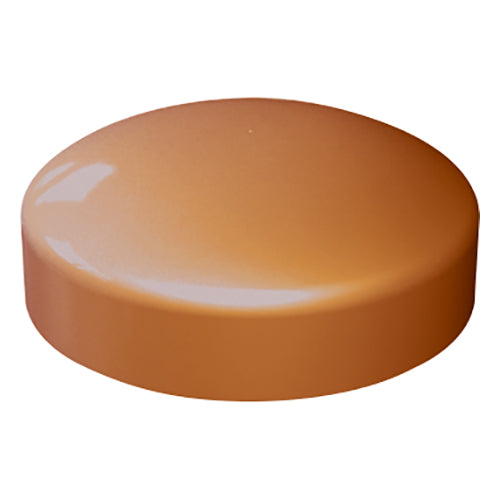 This is an image of Timco - Two Piece Screw Caps - Oak To Fit 3.5 to 4.2 Screw - (100 PCS TIMpac) OAKPLAST