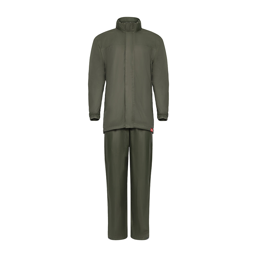 This is an image of Timco - Rain Jacket & Trousers - Green Medium (1 Each Bag) RJT801GM