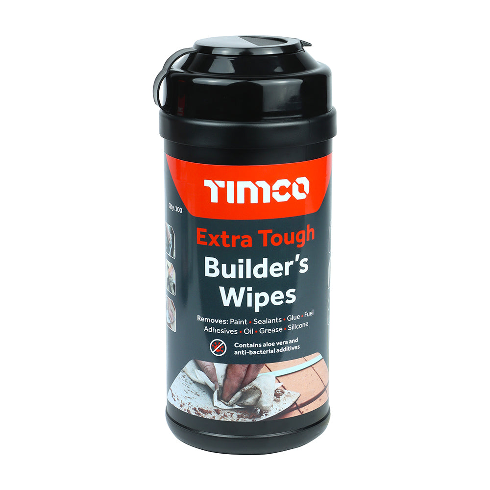 This is an image of Timco - Extra Tough Builders Wipes 100 Wipes SCRUB
