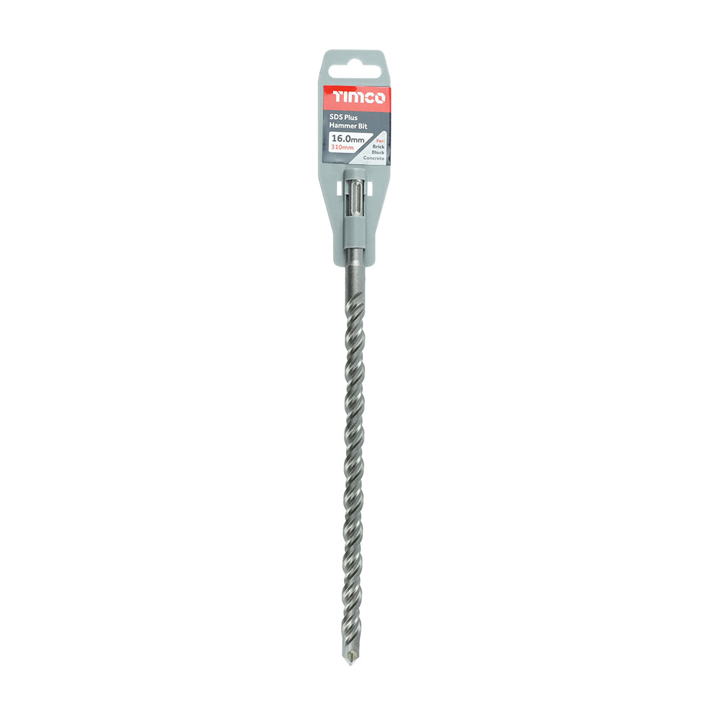 This is an image of Timco - SDS Plus Hammer Bit 16.0 x 310 (1 Each Clip) SDS16310