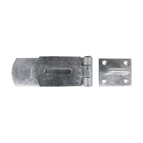 This is an image of Timco - Swivel Pattern Hasp & Staple - Heavy Duty - Hot Dipped Galvanised 8" (1 Each Plain Bag) SHS8GB