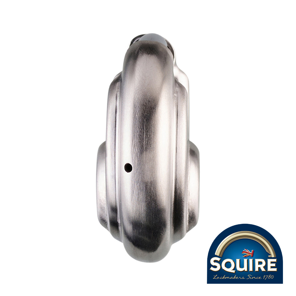 This is an image of Squire - Stainless Steel Disc Padlock - DCL1 70mm (1 Each Blister Pack) SQR701003