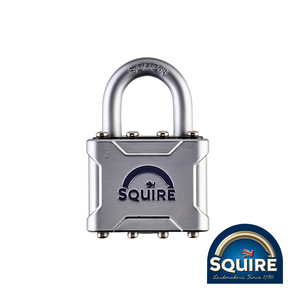 This is an image of Squire - Vulcan Padlock - Open Shackle - VULCAN P4 40 40mm (1 Each Blister Pack) SQR701153