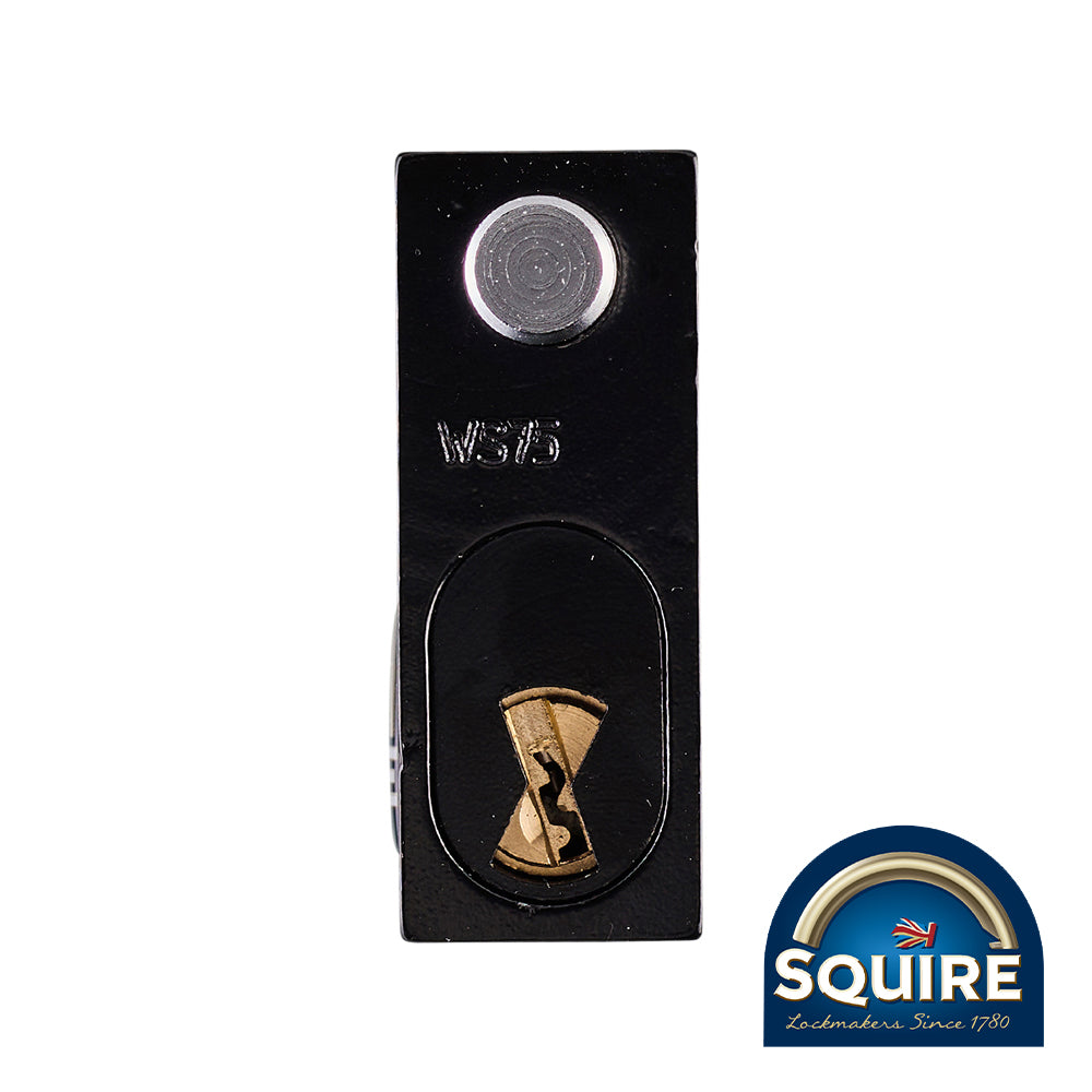 This is an image of Squire - Stronghold Container Lock - WS75S 75mm (1 Each Blister Pack) SQR701267