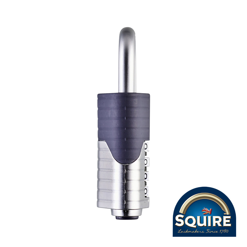 This is an image of Squire - Vulcan Combination Padlock - Boron Open Shackle - VULCAN COMBI 50 50mm (1 Each Blister Pack) SQR701368