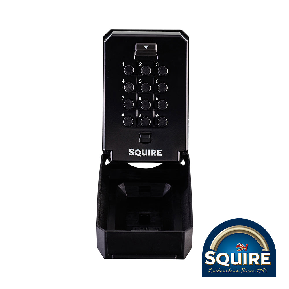 This is an image of Squire - Keykeep 2 Push Button Key Safe - KEYKEEP2 121 x 78 x 57 (1 Each Blister Pack) SQR701414