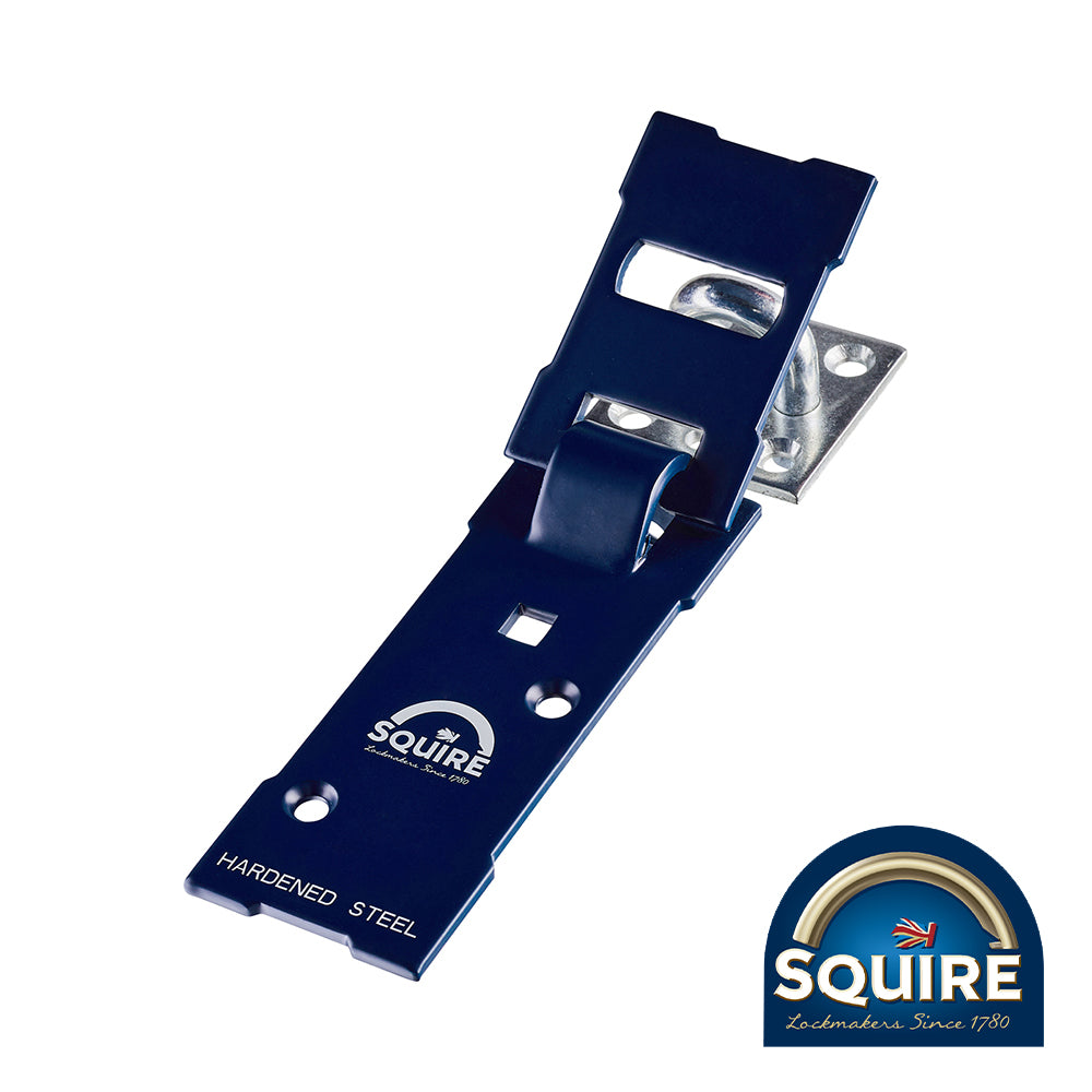 This is an image of Squire - Maxiclam Hasp and Staple - NO.8 216mm (1 Each Blister Pack) SQR701445