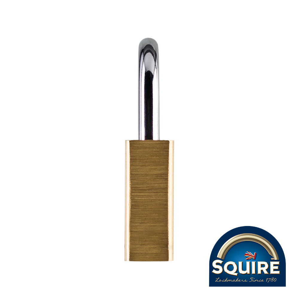 This is an image of Squire - Premium Brass Lion Padlock - Keyed Alike - LN4 KA2 40mm (1 Each Box) SQR701898