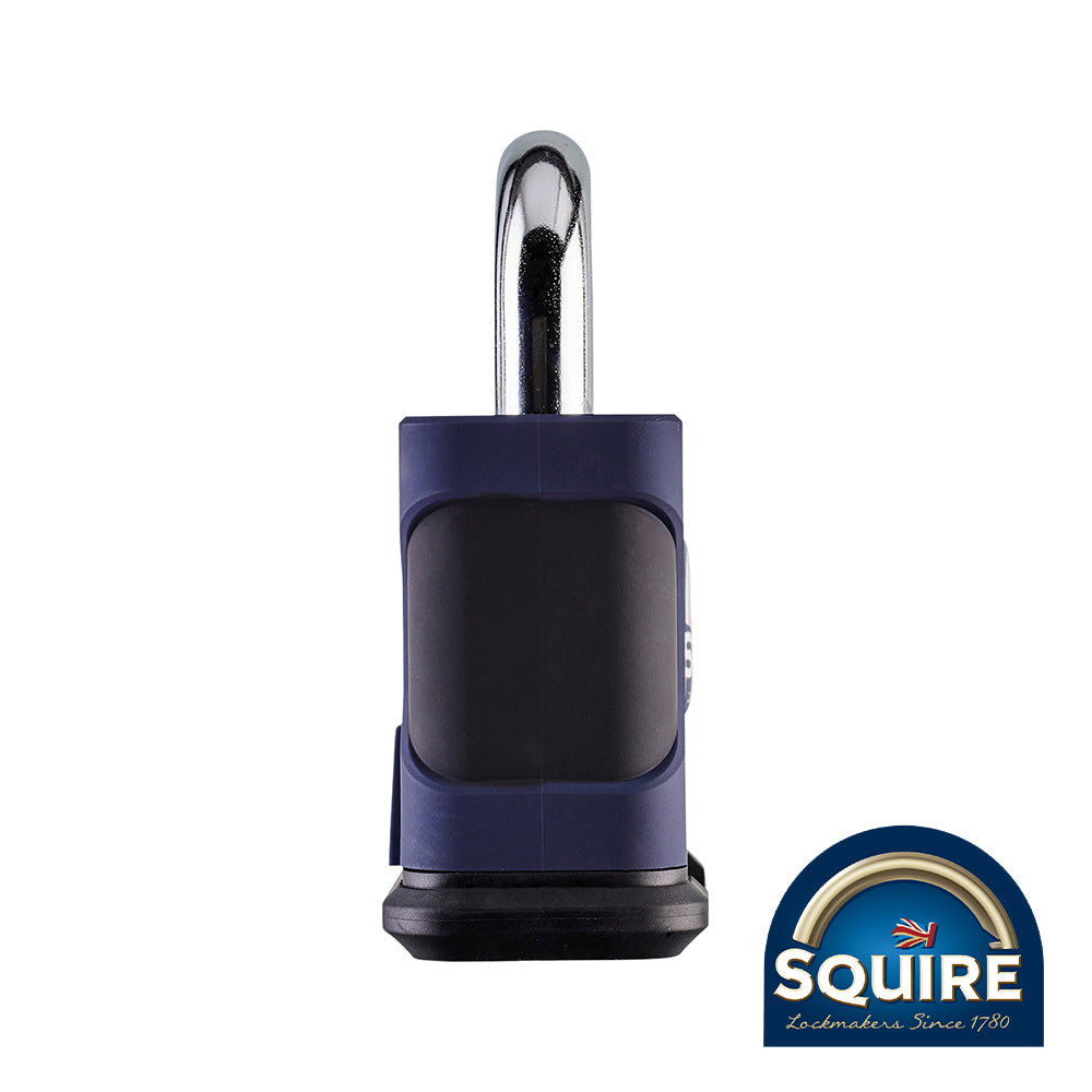 This is an image of Squire - Stronghold Padlock - Open Shackle - SS80S 80mm (1 Each Blister Pack) SQR701963