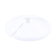 This is an image of Timco - Pipe Collar - White - PC10 10mm - (10 PCS Bag) TALPC1010