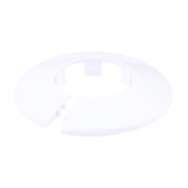 This is an image of Timco - Pipe Collar - White - PC42 42mm - (5 PCS Bag) TALPC4210
