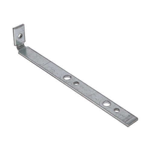 This is an image of Timco - Window Board Ties - Galvanised 147 x 12 (10 Pieces Bag) WBT10