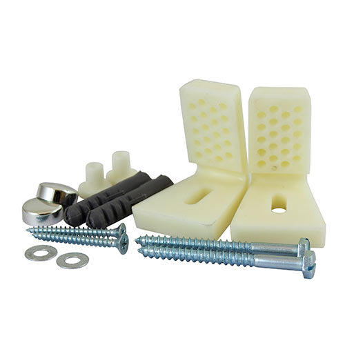 This is an image of Timco - Adjustable WC/Bidet Fixing Kit WC Kit - (2 PCS TIMpac) WCBK