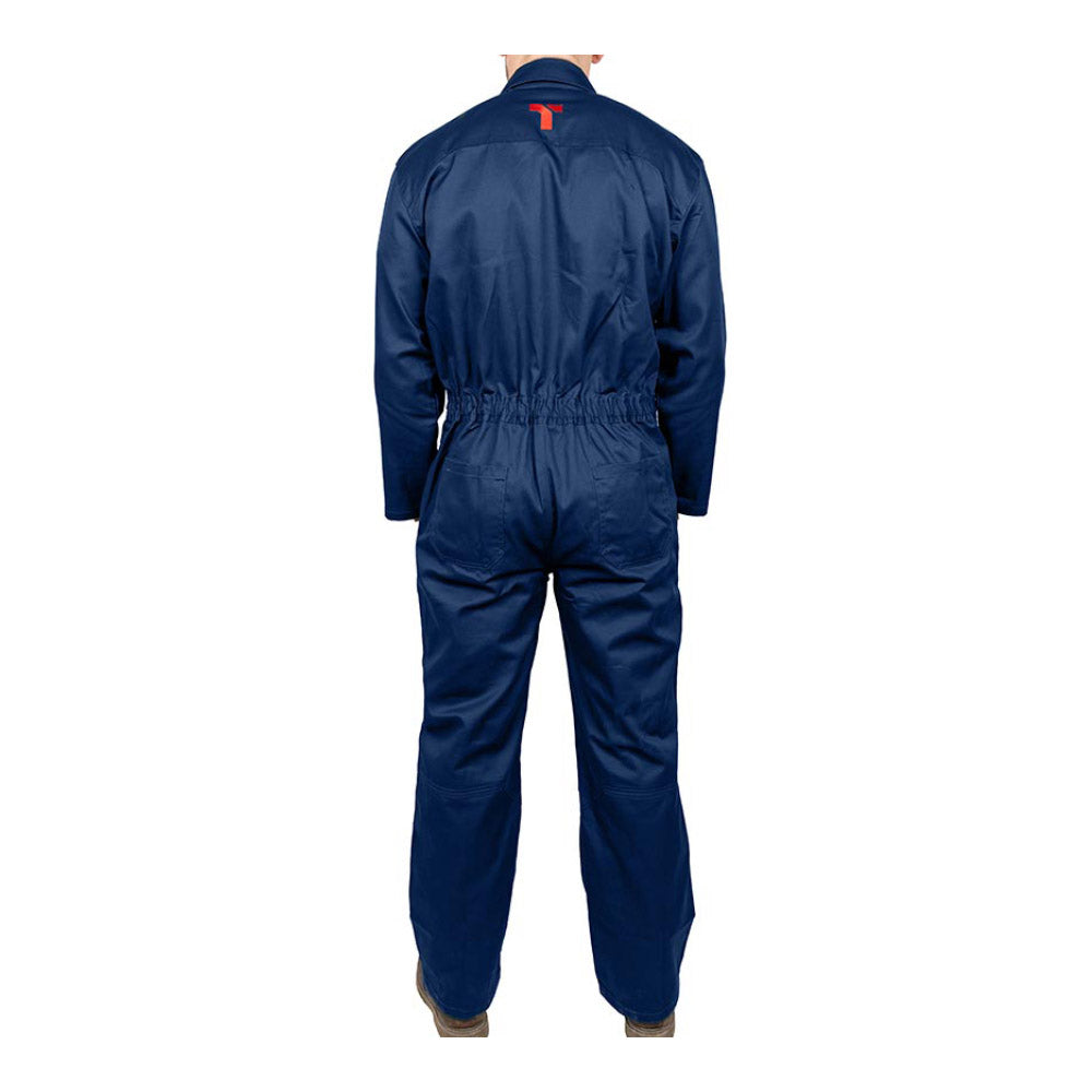 This is an image of Timco - Workman Overall - Maritime Blue Large 46 (1 Each Bag) WOMBL