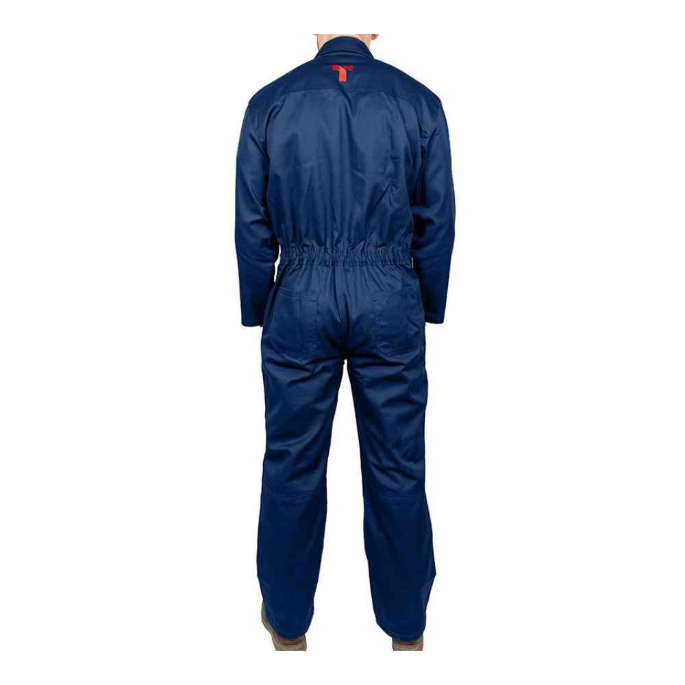This is an image of Timco - Workman Overall - Maritime Blue X Large 50 (1 Each Bag) WOMBXL