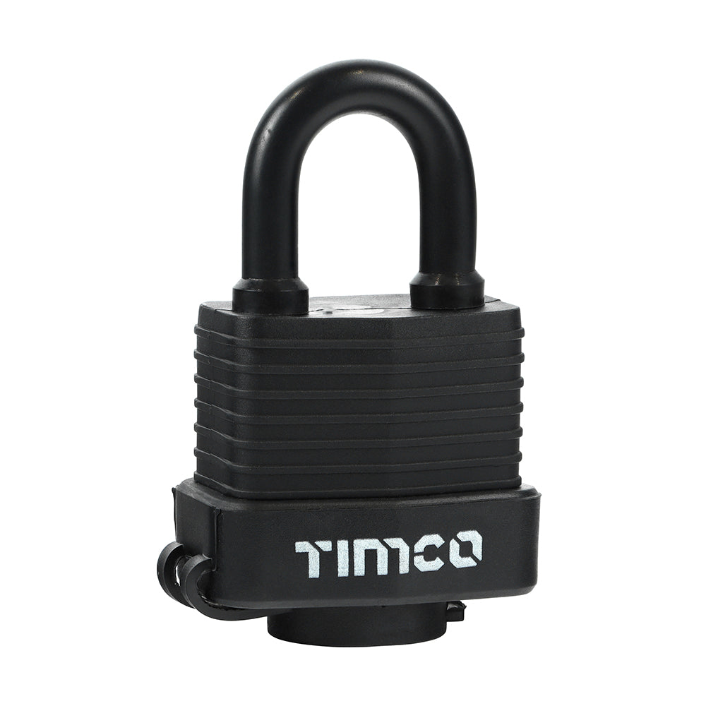 This is an image of Timco - Weatherproof Padlock 40mm (1 Each Blister Pack) WP40