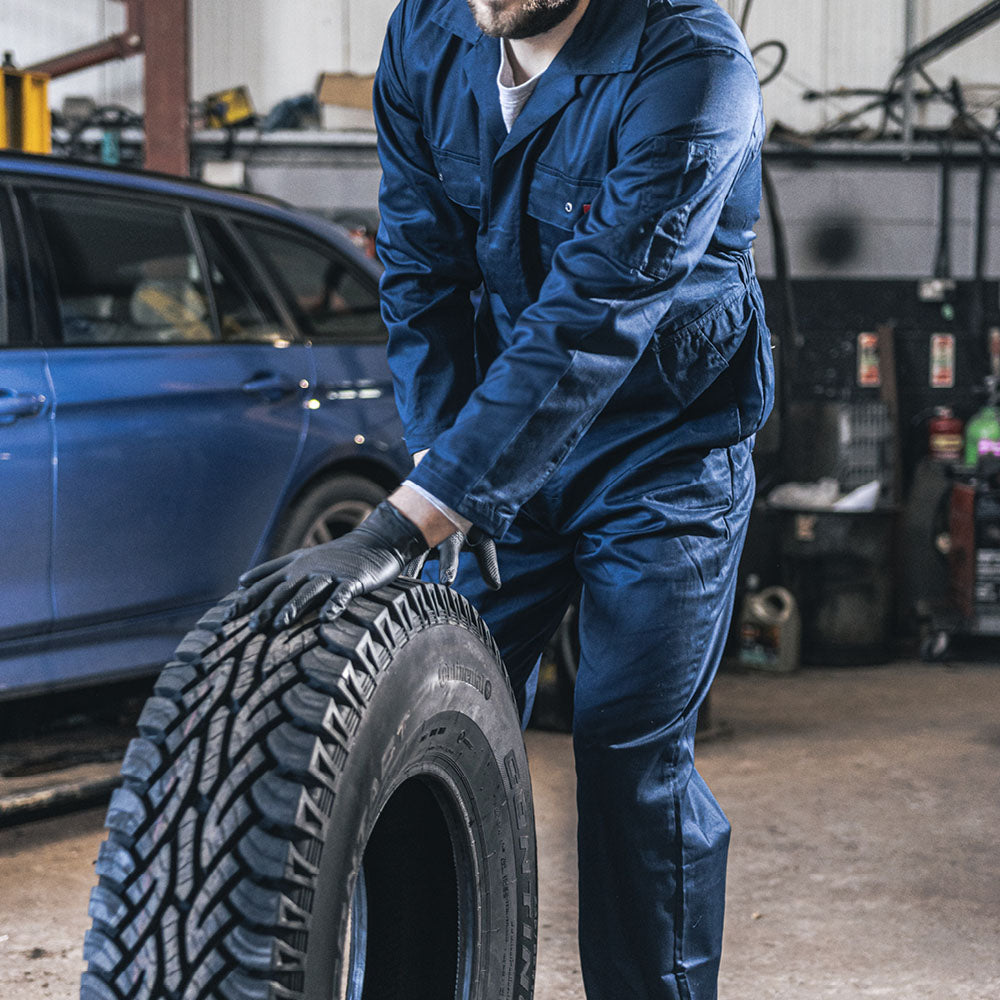 This is an image of Timco - Yardsman Overalls - Blue Large 46 (1 Each Bag) YOMBL