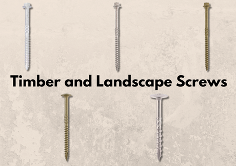 This is an image showing a range of Timber and Landscape Screws