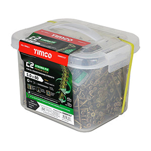 C2 Strong-Fix Screws Industry Tubs Next Day Delivery