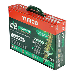 C2 Strong-Fix Trade Case Premium Woodscrews