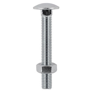 Carriage Bolts & Nut - Stainless Steel Next Day Delivery