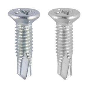 Countersunk Facet Head Screws, Metric Thread, Self-Drilling Point