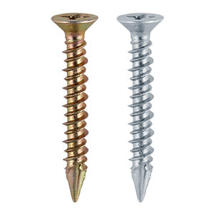 Countersunk Head Screws, Hi-Low Thread, Slash Tip