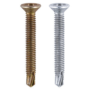 Countersunk Head Screws, Metric Thread, Self-Drilling Point