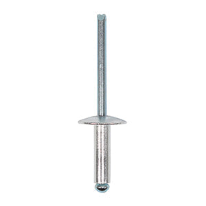 Rivets - Flange Head - Aluminium Next Day Delivery
