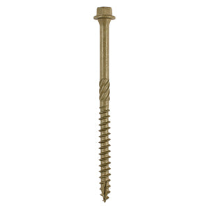Timber Hex Head Exterior Green Screws Next Day Delivery