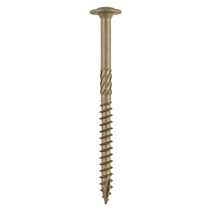 Timber Wafer Head Exterior Green Screw Next Day Delivery