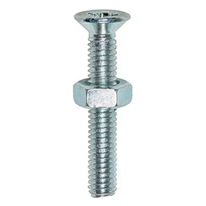 Machine Screws & Hex Nuts - Countersunk