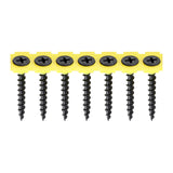 This is an image of Timco - Collated Drywall Screws - PH - Bugle - Coarse Thread - Black 3.5 x 35mm - (1000 PCS Box) 00035COLDYS