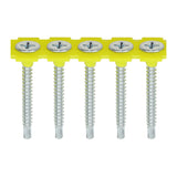 This is an image of Timco - Collated Drywall Screws - PH - Bugle - Self Tapping Thread - Self Drilling - Zinc 3.5 x 35mm - (1000 PCS Box) 00035COLLSD