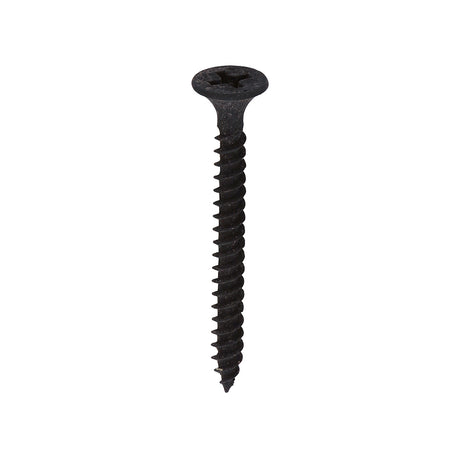 This is an image of Timco - Drywall Screws - PH - Bugle - Fine Thread - Grey 3.5 x 38mm - (1000 PCS Box) 00038DRY