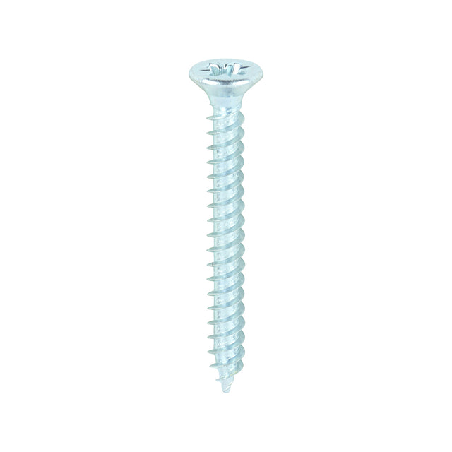 This is an image of Timco - Twin-Threaded Woodscrews - PZ - Double Countersunk - Zinc 4 x 1" - (200 PCS Box) 00041CWZ