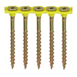 This is an image of Timco - Collated Flooring Screws - SQ - Countersunk - Yellow 4.2 x 55mm - (1000 PCS Box) 00055COLLF