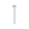 This is an image of Timco - Metal Construction Sheet & Stud Screws - PH - Pan - Self-Drilling - Zinc 6 x 1" - (1000 PCS Box) 00061PPSD